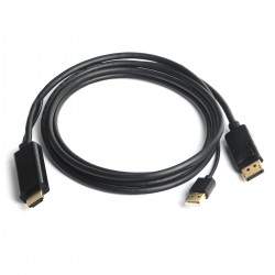 DARK DK-CB-AHDMIXDP2 HDMI TO DISPLAYPORT DONUSTURUCU 2 METRE USB GUC KABLOSU DESTEKLI KABLO