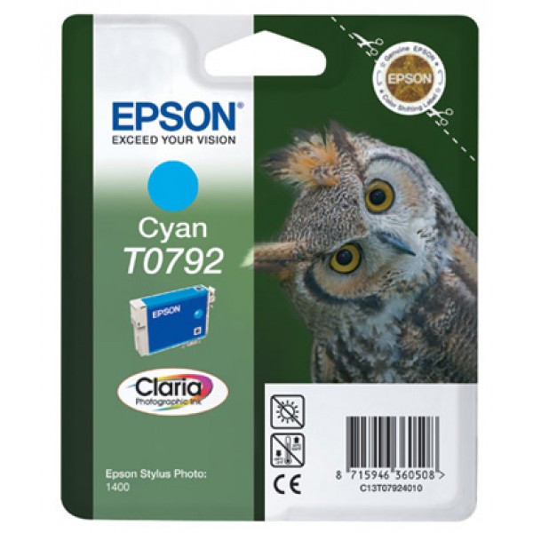 EPSON 1400-P50 CYAN MAVI MUREKKEP KARTUS T07924020