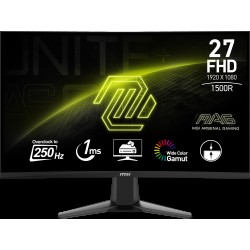 MSI 27 MAG 27C6X 1920x1080 (FHD) 16:9 CURVE 1500R VA 250HZ(OC) 1MS ADAPTIVE-SYNC GAMING MONITOR