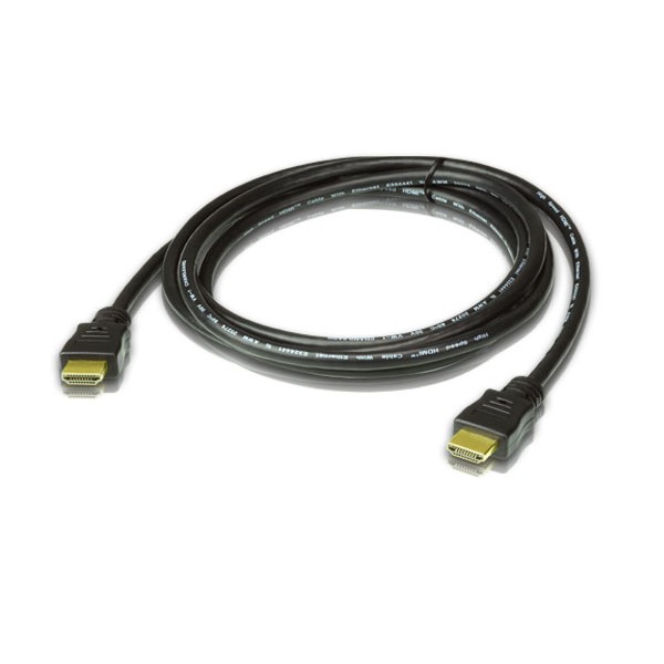 ATEN 2L-7D02H-1 2M HDMI KABLO 1.4 M/M 30AWG GOLD BLACK