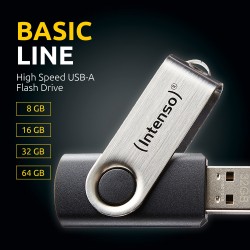 INTENSO 4034303022823 USB FLASH 64GB BASIC LINE 2.0INTENSO USB FLASH 64GB BASIC LINE 2.0