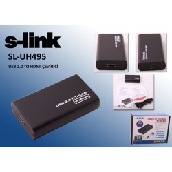 S-LINK SL-UH495 USB 2.0 TO HDMI DONUSTURUCU