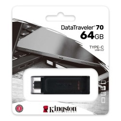 KINGSTON 64GB DT70 DATA TRAVELER TYPE C DT70-64GB