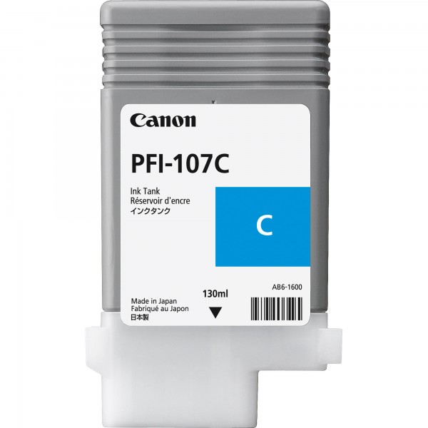 CANON PFI-107C CYAN MAVI PLOTTER KARTUS IPF770-775