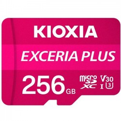 KIOXIA 256GB MICRO SDXC U-1V30 100/80 LMPL1M256GG2