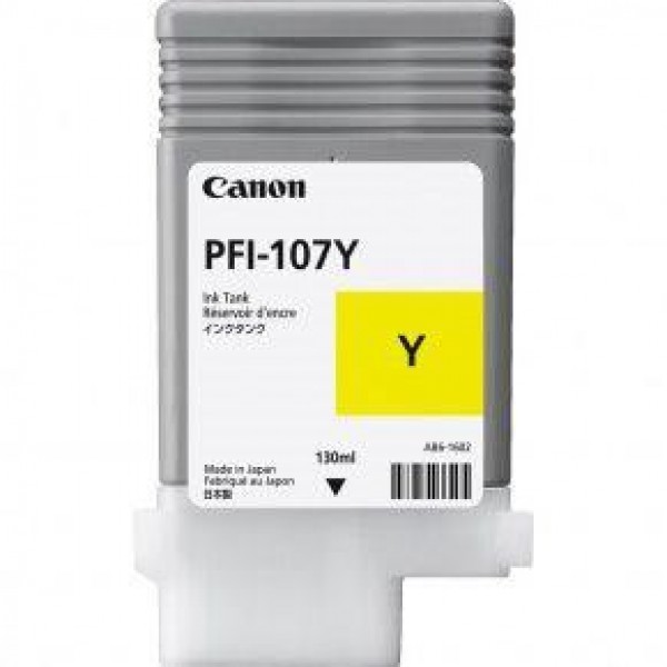 CANON 6708B001 PFI-107Y SARI KARTUS (130 ML)IPF 670-IPF 680-IPF 685-IPF770-IPF 780-IPF 785