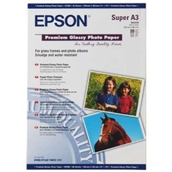 EPSON A3+ 250GRAM 20'LI PREMIUM GLOSSY FOTOGRAF KAGIDI S041316