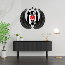 Beşiktaş Tablo Pvc 1mm 6 Parça 55x50 cm 