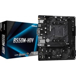 ASRock B550M-HDV Micro ATX Anakart AMD AM4 Ryzen, DDR4, Hyper M.2 SSD, HDMI