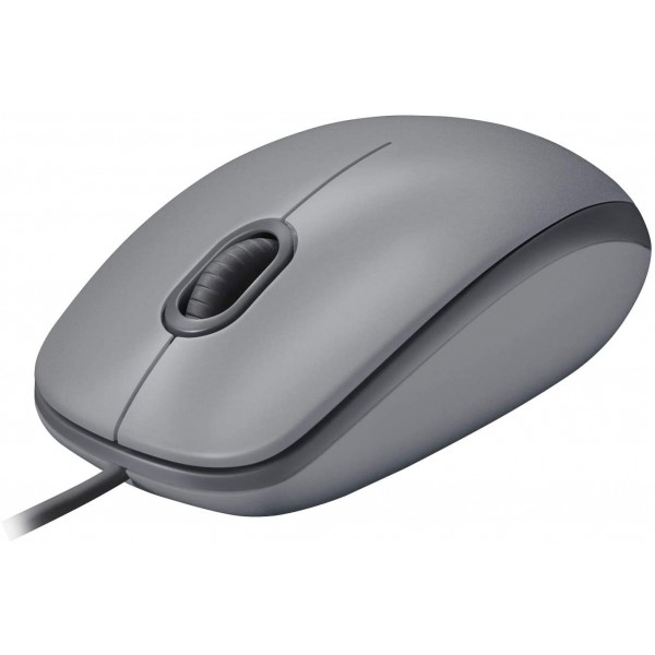 LOGITECH M110 SESSİZ TAM BOYUTLU KABLOLU USB-A BAĞLANTILI OPTİK MOUSE - GRİ 910-006760