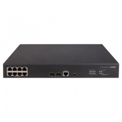 H3C 9801A1QJ S5120V2-10P-PWR-LI 8 PORT GIGABIT+2X1GB SFP 125W POE YÖNETİLEBİLİR RACKMOUNT SWITCH