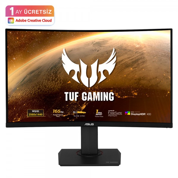 ASUS 31.5” TUF GAMING VG32VQR 165HZ 1MS HDR10 2560X1440 LED MONITOR