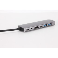 VCOM CU465 TYPE-C TO HDMI+USB-2+RJ45+AUDIO+USB-C+PD COKLAYICI