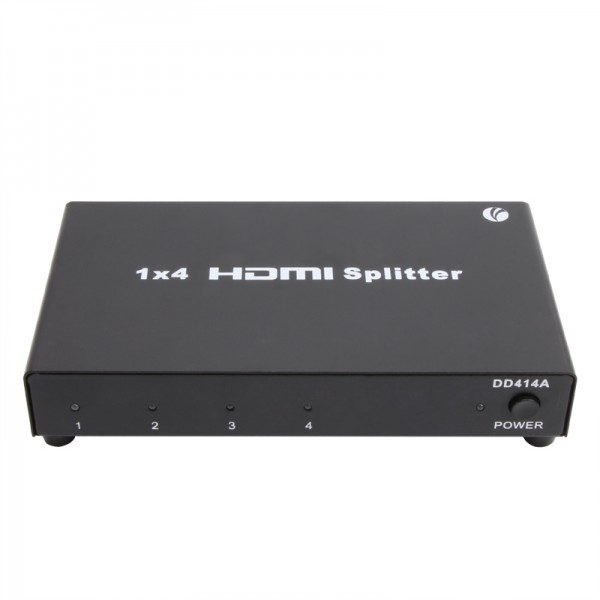 VCOM DD414A 1-4 PORT 1.4V 1080P METAL HDMI SPLITTER