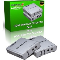 APRONX APX-USB60M 60M CAT5E-CAT6 60METRE USB FULL HD EXTENDER