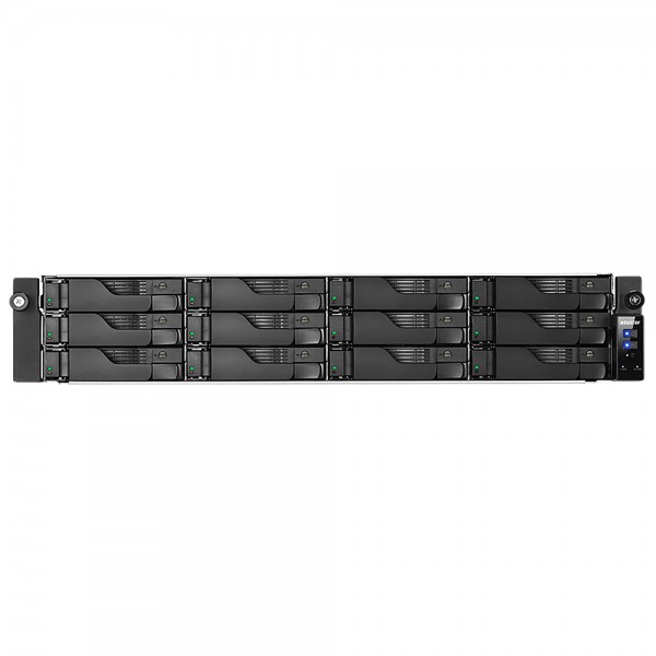 ASUSTOR AS6512RD INTEL C3538 12 YUVALI (12X20TB DESTEĞİ) 8GB DDR4(128GB RAM DESTEĞİ) 2.5GBE X2 PCIE GEN3 X1 USB 3.2 X4 PSU X2