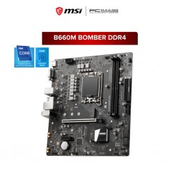 MSI B660M BOMBER DDR4 SOKET 1700 DDR4 4600(OC) PCI-E Gen 4 ,HDMI VGA M.2 USB3.2 1x 1G LAN mATX