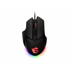 MSI GG CLUTCH GM20 ELITE GAMING MOUSE 6.400 DPI PIXART PAW3309 OPTIK SENSOR RGB LED 2.0M KABLO AYARLANABILIR AGIRLIK USB BAGLANTI OY