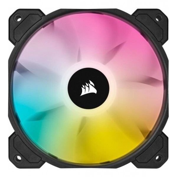 CORSAIR FAN - CO-9050108-WW ICUE SP120 RGB ELITE PERFORMANCE 120MM WHITE PWM FAN — TRIPLE PACK WITH LIGHTING NODE CORE