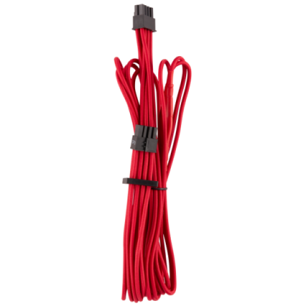 CORSAIR POWER CORD - CP-8920237 PREMIUM INDIVIDUALLY SLEEVED EPS12V-ATX12V CABLES TYPE 4 GEN 4 – RED