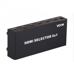 VCOM DD435 5PC-1MN MONITOR HDMI SWITCH METAL