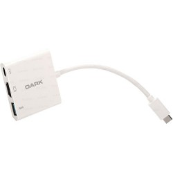 DARK 3IN1 USB3.1 TYPE C-USB3.0 / HDMI / USB3.1 TYPE C DONUST...