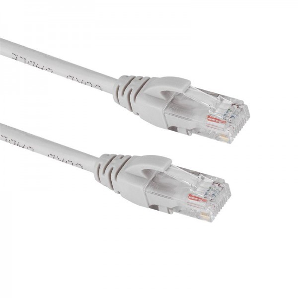 NETS DNE-PCU03-C6-1000-GY UTP CAT6 PATCH KABLO 26AWG LSZH BAKIR 10MT GRİ