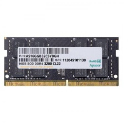 APACER 16GB (1X16GB) 3200MHZ CL22 DDR4 NOTEBOOK SODIMM RAM (ES.16G21.GSH)