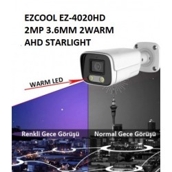 EZCOOL EZ-4020HD 2MP 3.6MM 2WARM AHD RENKLI GECE GORUSU