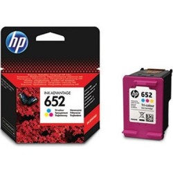 HP F6V24A 3 RENKLİ MÜREKKEP KARTUŞ NO:652