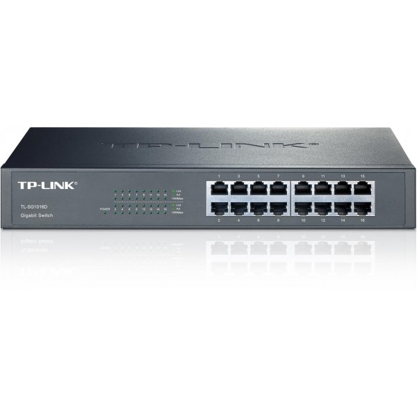 IP-COM G1016D 16 PORT GIGABIT METAL KASA RACKMOUNT SWITCH