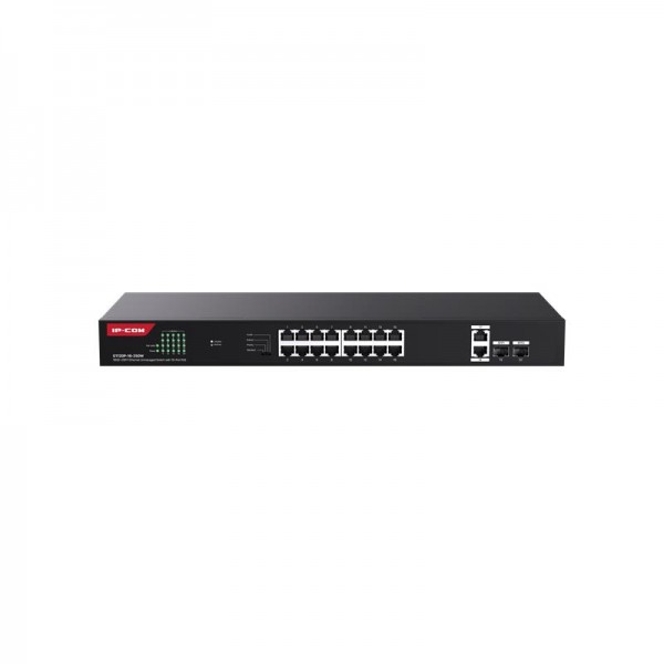 IP-COM G1120P-16-250W 16 PORT GIGABIT+2XGB RJ45/SFP UPLINK 230W POE RACKMOUNT SWITCH