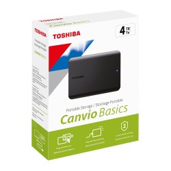 TOSHIBA 4TB CANVIO BASIC 2.5" GEN1 SIYAH HDTB540EK3CA HARICI HARDDISK -YENI-