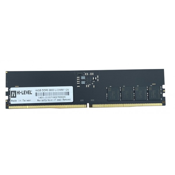8GB HI-LEVEL DDR5 5600MHZ CL40 HLV-PC44800D5-8G