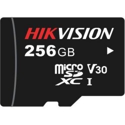 HIKVISION HS-TF-L2-256G 256GB MICROSDXC CLASS10 U3 V30 95-55MBS TLC 7-24 CCTV HAFIZA KARTI