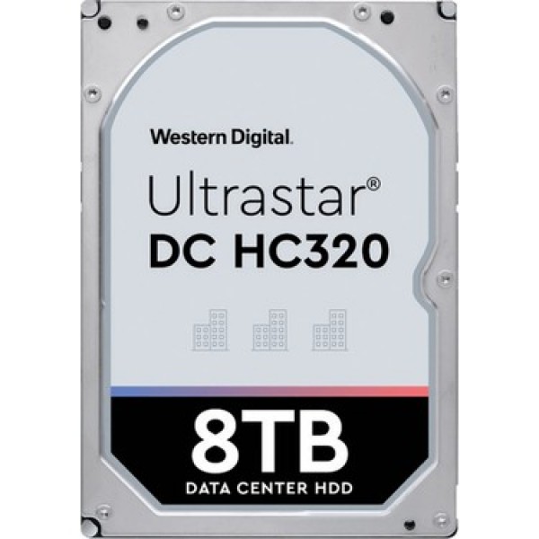 WD 8TB ULTRASTAR DC HC320 NAS 3.5" 7200RPM 256MB CACHE 7200RPM HARD DISK HUS728T8TALE6L4