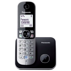 PANASONIC KX-TG6811 SIYAH TELSIZ DECT TELEFON ELEKTRIK KESINTISINDE KONUSABILME