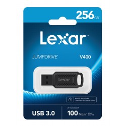 LEXAR 256GB LJDV400256G-BNBNG USB BELLEK JUMPDRIVE V400 USB 3.0 FLASH DRIVE UP TO 100MB/S READ