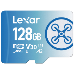 LEXAR 128GB LMSFLYX128G-BNNNG 1066X MICRO SDXC UHS-I 160MB/S READ 90MB/S WRITE C10 A2 V30 U3