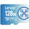 LEXAR 128GB LMSFLYX128G-BNNNG 1066X MICRO SDXC UHS-I 160MB/S READ 90MB/S WRITE C10 A2 V30 U3