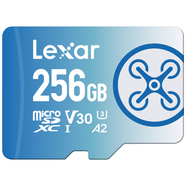 LEXAR 256GB LMSFLYX256G-BNNNG MICROSD FLY HIGH-PERFORMANCE 1066X MICROSDXC UHS-I UP TO 160MB/S READ 90MB/S WRITE C10 A2 V30 U3