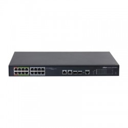 Dahua 16 Port 100Mbps E-PoE (LR2218-16ET-240)