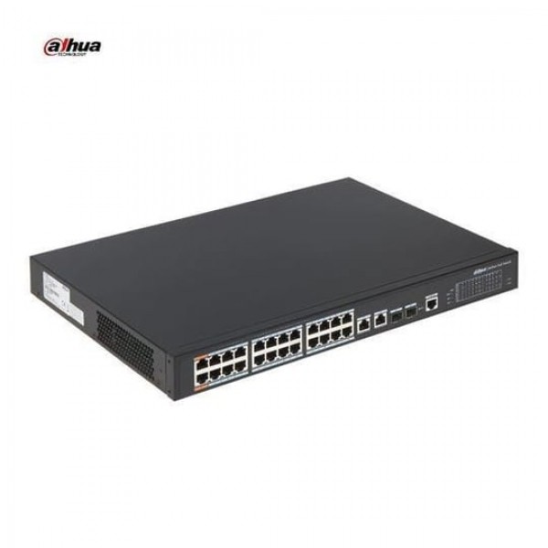 Dahua 16 Port 100Mbps E-PoE (LR2226-24ET-360-V2)