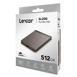 LEXAR 500GB LSL200X512G-RNNNU EXT.SSD 500GB UP TO 550MB/S READ AND 400MB/S WRITE