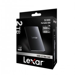 LEXAR 2TB LSL500X002T-RNBNG EXT.SSD 2TB USB3.2 GEN2X2 UP TO 2000MB/S READ AND 1800MB/S WRITE