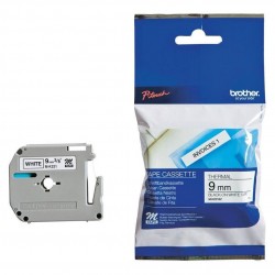 BROTHER P-TOUCH M-K221 M-TAPE 9MM BEYAZ ÜZERİNE SİYAH KAĞIT ETİKET