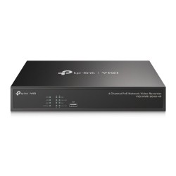 TP-LINK VIGI NVR1004H-4P 5MP 2 USB 80 MBPS 4 CHANNEL SATA INTERFACE NETWORK VIDEO RECORDER