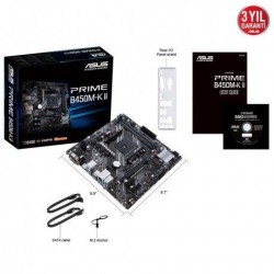 PRIME-B450M-K-II ASUS AM4 DDR4 4400MHZ ANAKART