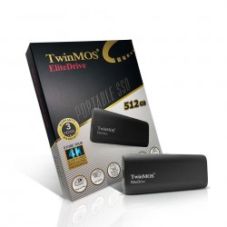 TWINMOS 512GB TASINABILIR EXTERNAL SSD USB 3.2/TYPE-C (DARK GREY)