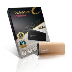 TWINMOS 512GB TASINABILIR EXTERNAL SSD USB 3.2/TYPE-C (GOLD)